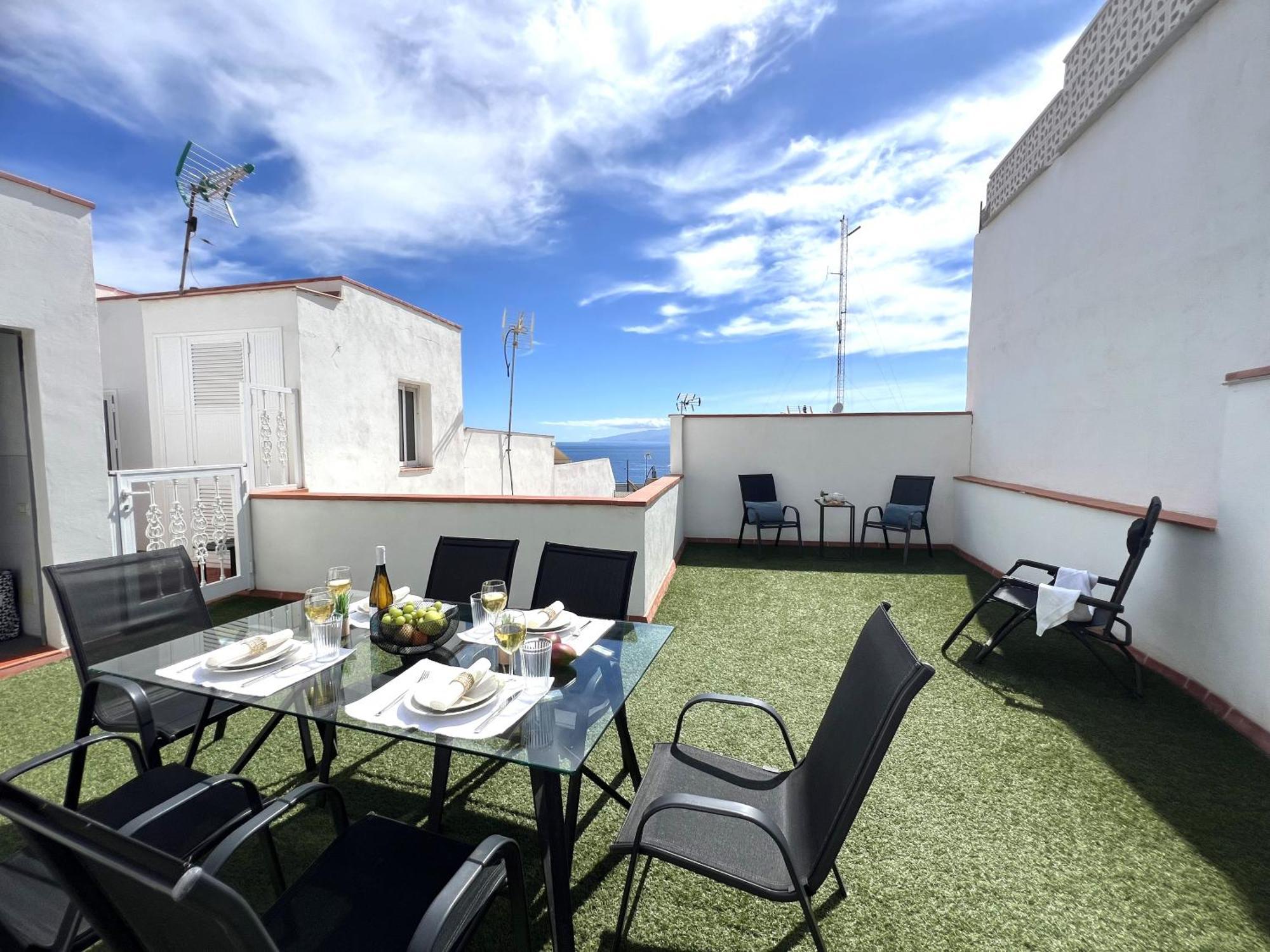 Paulmarie Apartment Atlantic View In Los Gigantes Puerto de Santiago  Eksteriør billede
